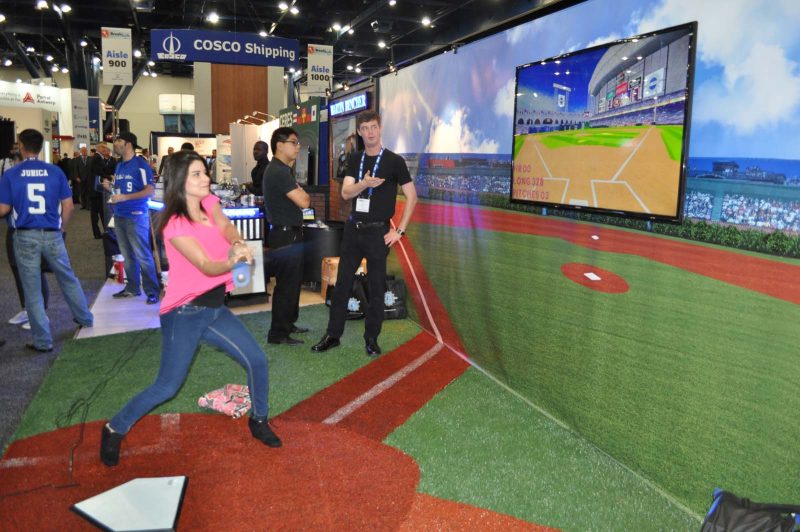 Baseball trade show booth display exhibit