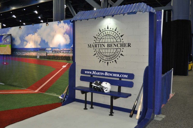 Baseball trade show booth display exhibit