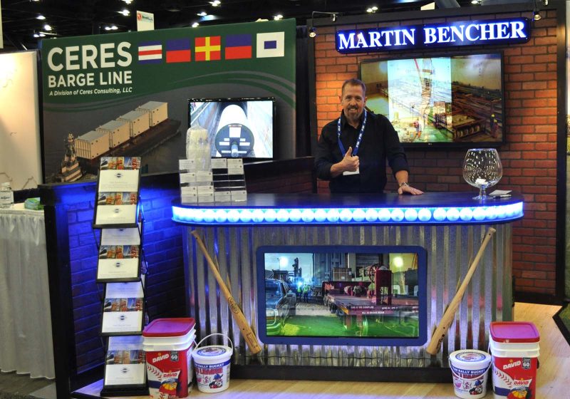 Baseball trade show booth display exhibit