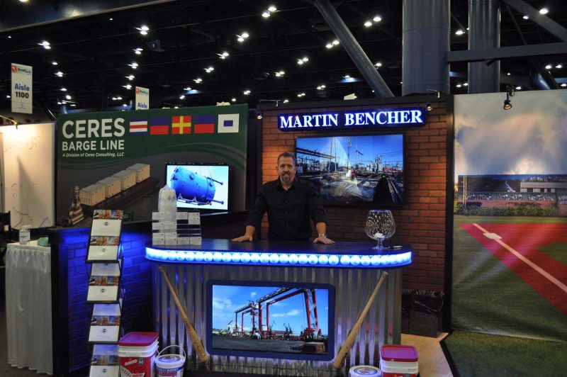 Baseball trade show booth display exhibit