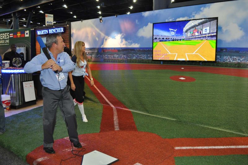 Baseball trade show booth display exhibit