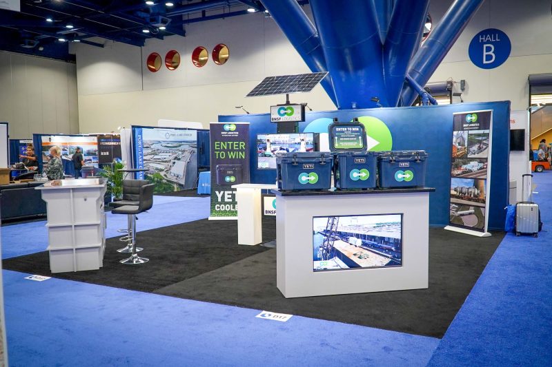 Trade show media, videos for exhibit display