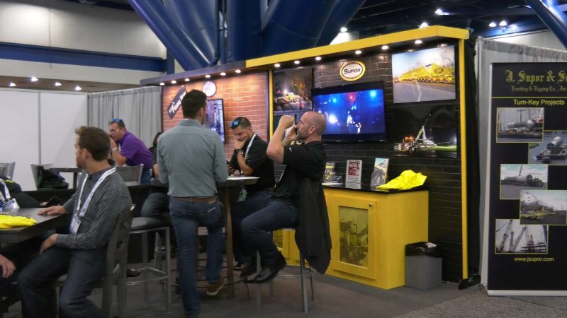 piano bar trade show booth display