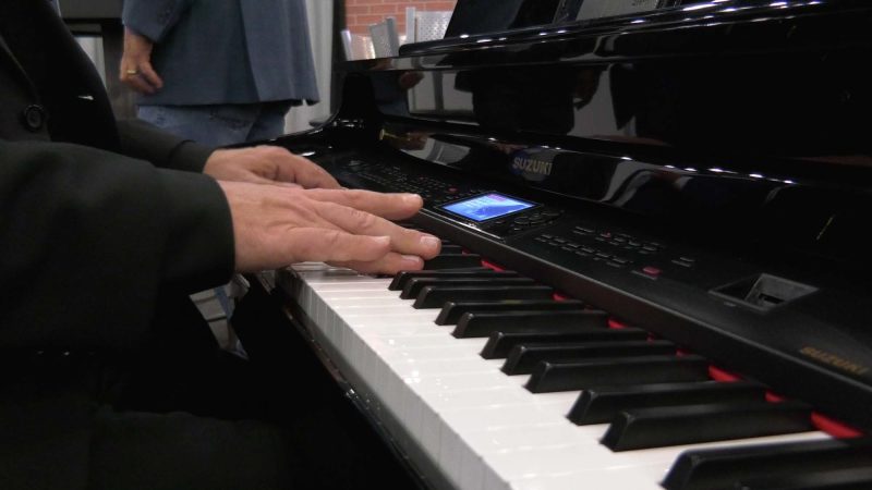 piano bar trade show booth display